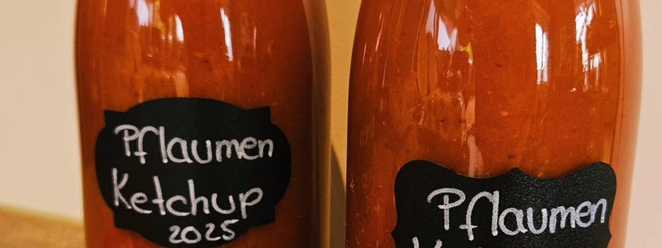 Köstlich pikanter Pflaumenketchup